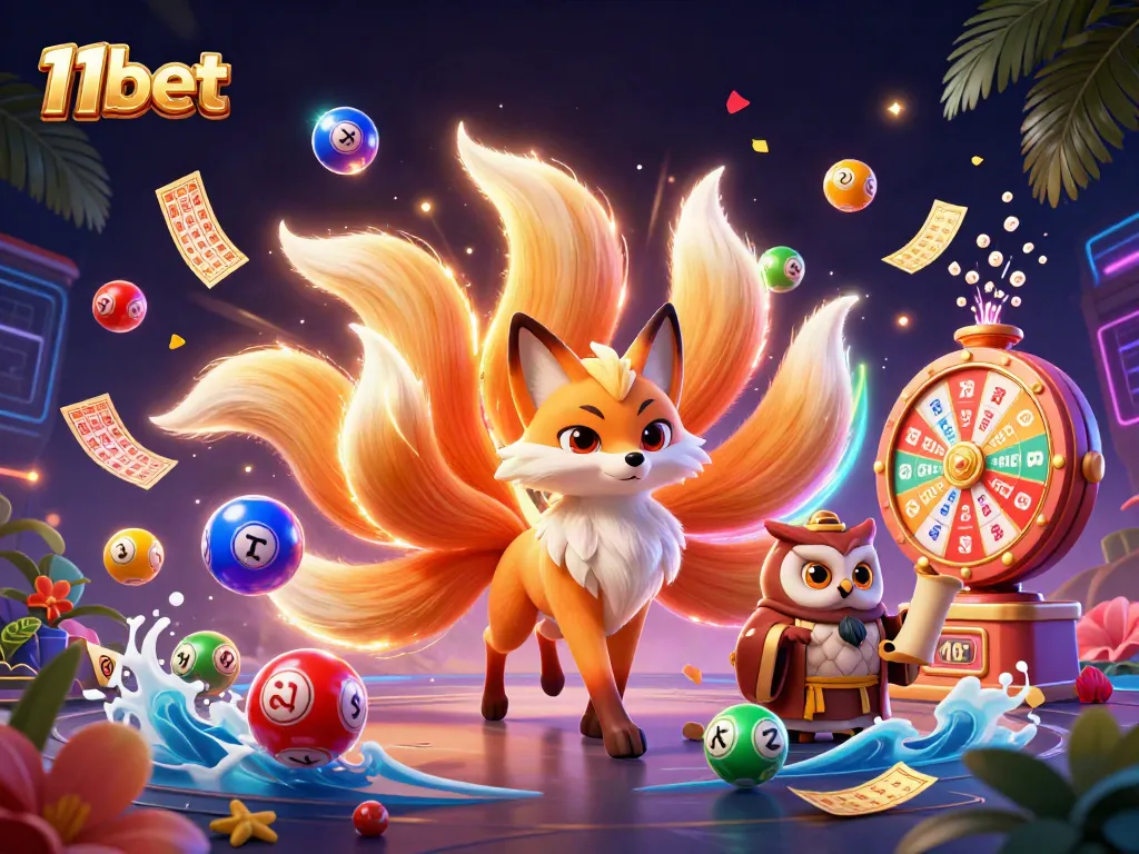 Place your bets and win big with 11bet's dynamic gaming environment featuring vibrant elements.