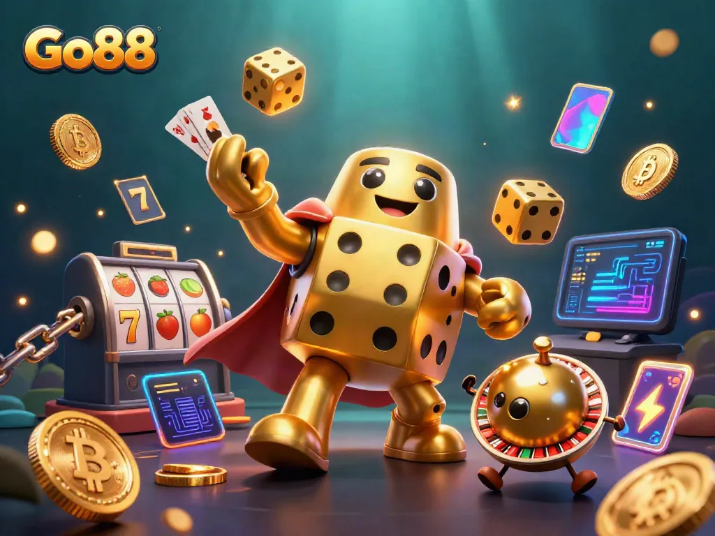 Experience Go88's thrilling gaming adventure with engaging dice and slot elements.