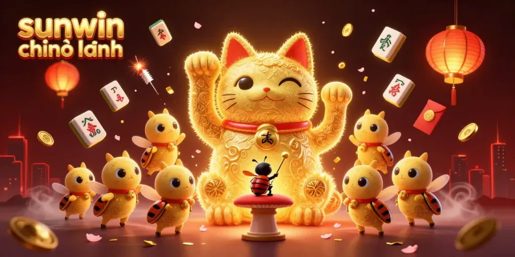 Experience winning at sunwin chính hãng with dynamic golden fireflies and lucky symbols
