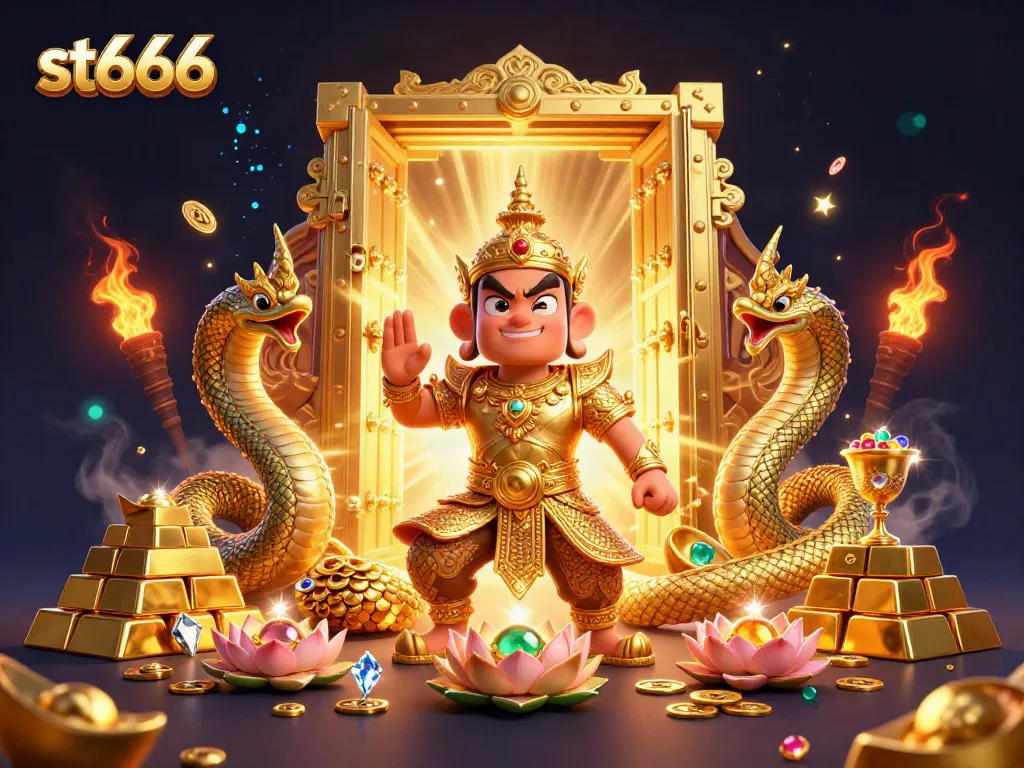 Experience exciting wins at st666 with lively 3D guardians, treasures, and vibrant casino action.