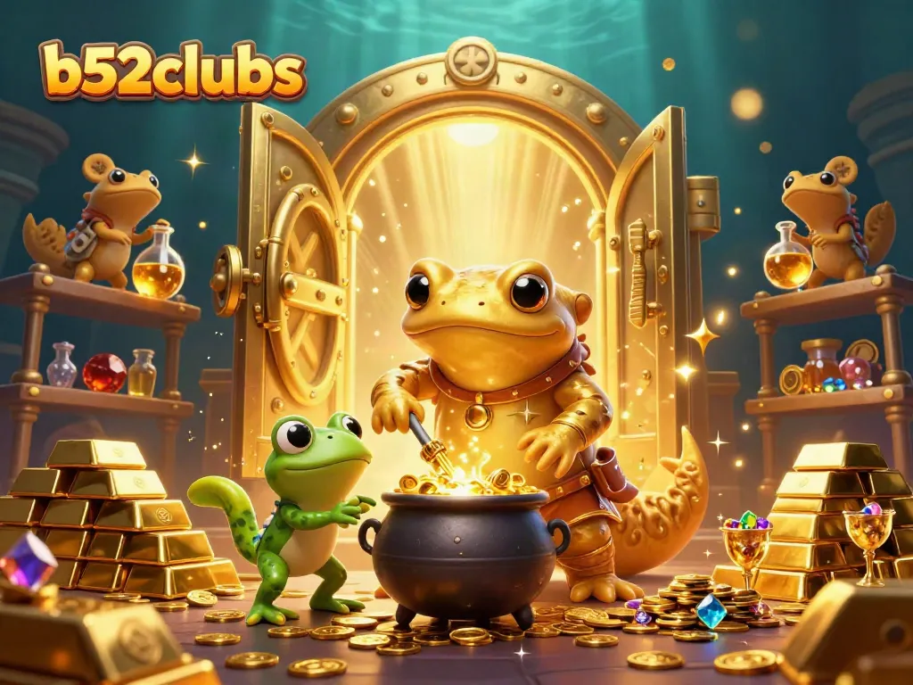 Engage in winning slots and jackpots at b52clubs with golden treasures and magical alchemy.