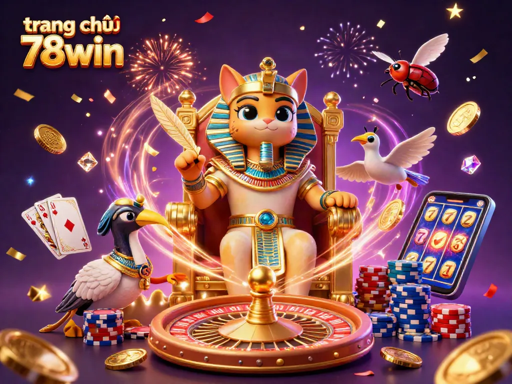 Engage with exciting gaming experiences at trang chủ 78win featuring vibrant casino elements and dynamic characters.