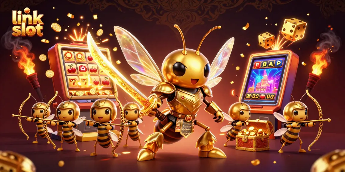 Engage with exciting link slot adventures as a golden hornet samurai and bee archers unleash jackpots.