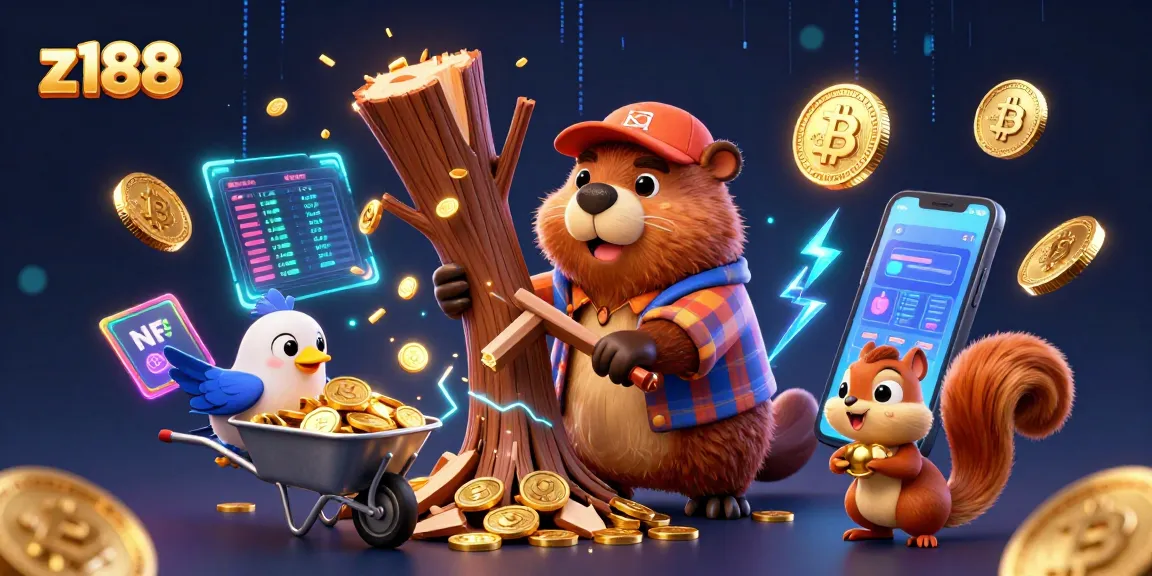 Engage with exciting z188 online gaming adventures in a vibrant, coin-filled scene.