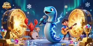 Experience excitement at link 98win with a stunning underwater casino scene featuring animated sea creatures and treasures.