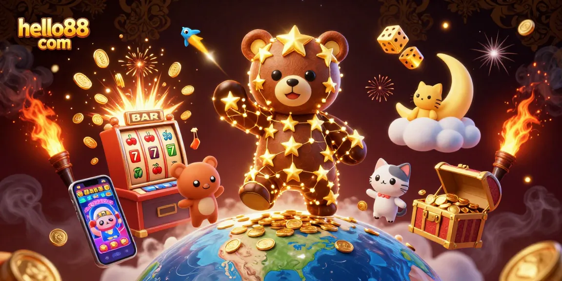 Win big with hello88 com during exciting slots and casino games, featuring vibrant characters and rich visuals.