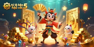 Experience the action of tỷ lệ kèo nhà cái 5 through this dynamic 3D illustration with vibrant gambling elements.