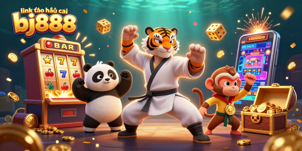 Engage with gaming fun at link vào nhà cái bj888 featuring exciting slot machines and vibrant characters.